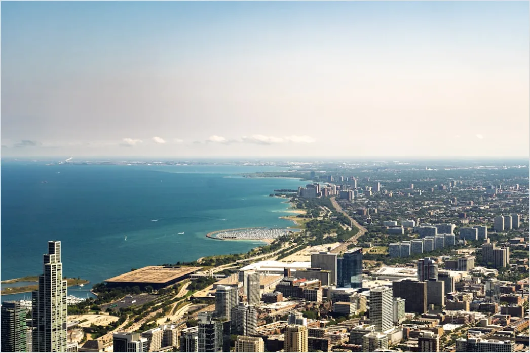 Detail Helicopter Tour City Skyline Aerial Number 10