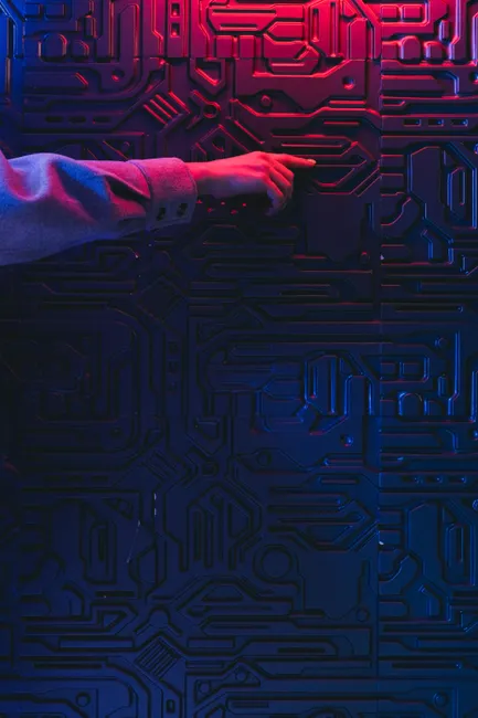 Detail Holographic Interface Hands Gesture Control Number 12