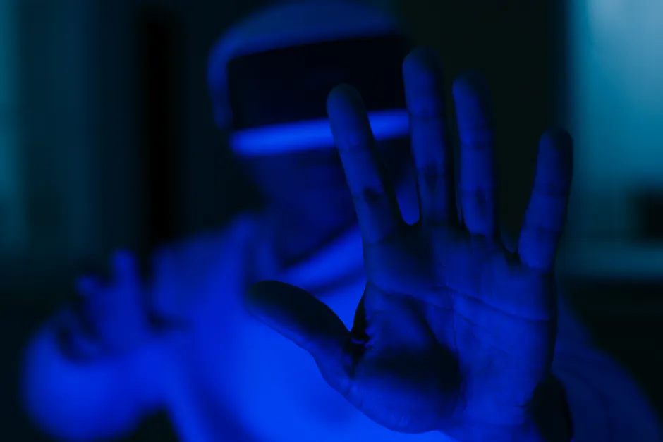 Detail Holographic Interface Hands Gesture Control Number 14