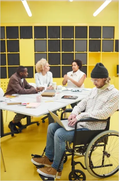 Detail Inclusive Workplace Diverse Team Meeting Number 13