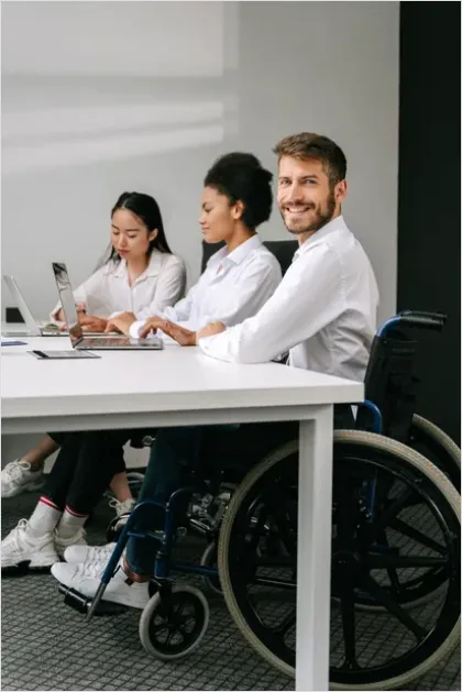 Detail Inclusive Workplace Diverse Team Meeting Number 14