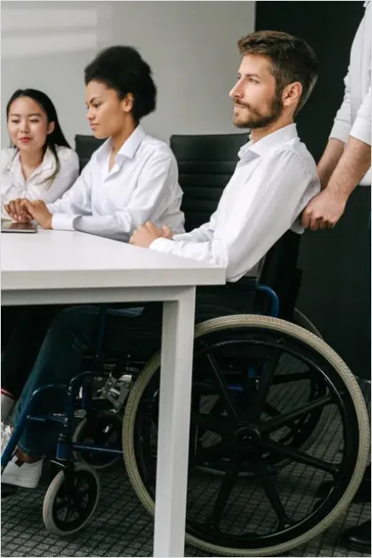 Detail Inclusive Workplace Diverse Team Meeting Number 3