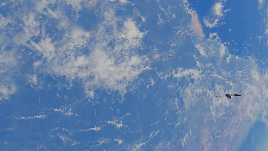 Detail International Space Station Earth Limb View Number 13
