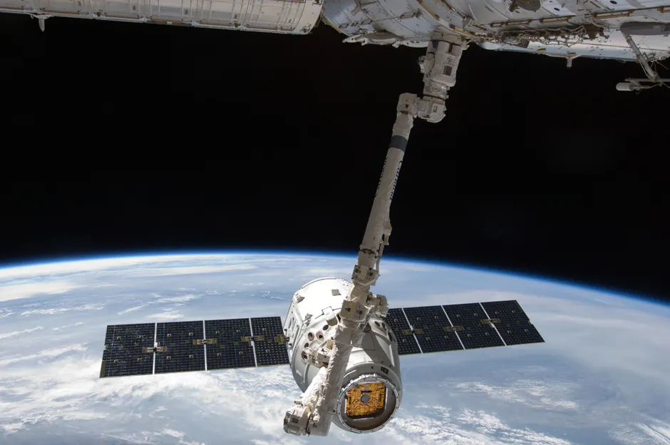 Detail International Space Station Earth Limb View Number 3