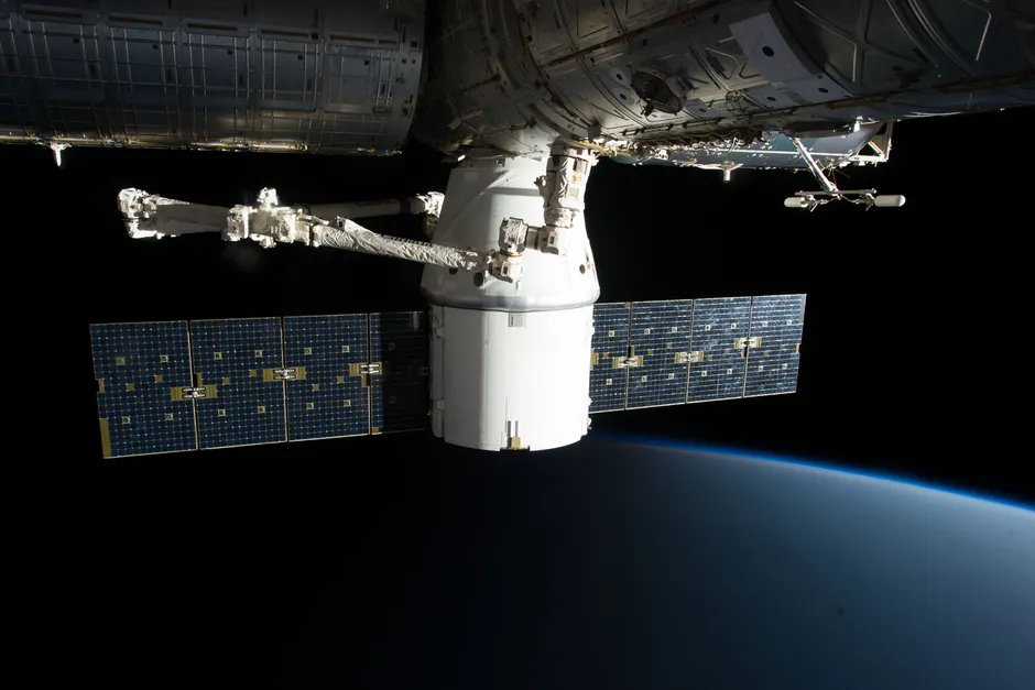 Detail International Space Station Earth Limb View Number 5