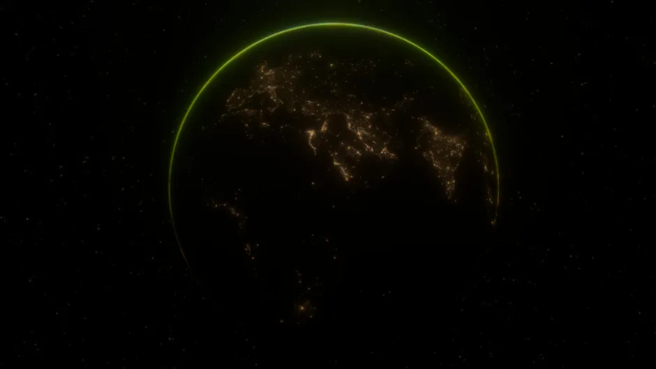 Detail International Space Station Earth Limb View Number 7