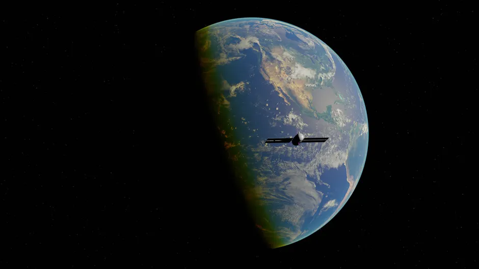 Detail International Space Station Earth Limb View Number 9