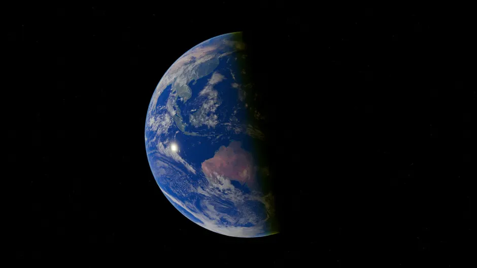 Detail International Space Station Earth Limb View Number 10