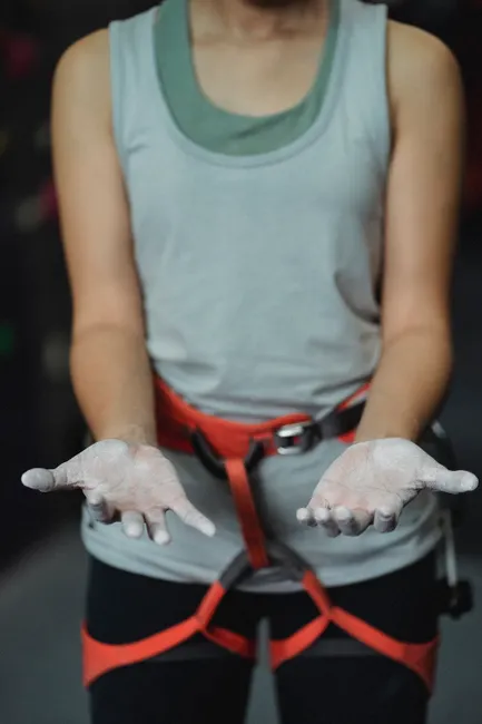 Detail Lifting Gloves And Chalk Close Up Number 13