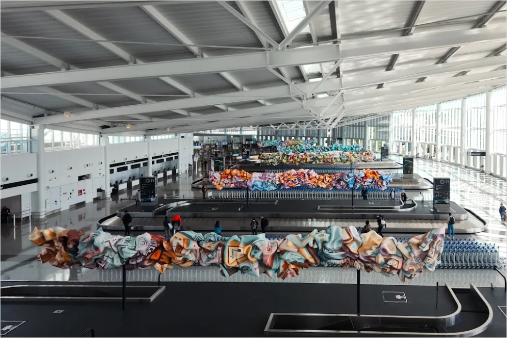 Detail Luggage Carousel Airport Baggage Claim Number 12
