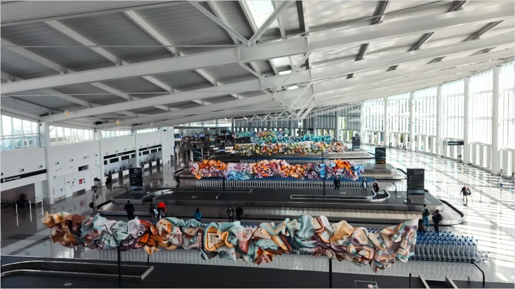 Detail Luggage Carousel Airport Baggage Claim Number 13