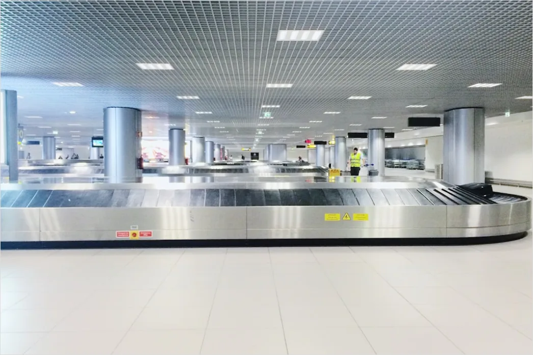 Detail Luggage Carousel Airport Baggage Claim Number 7