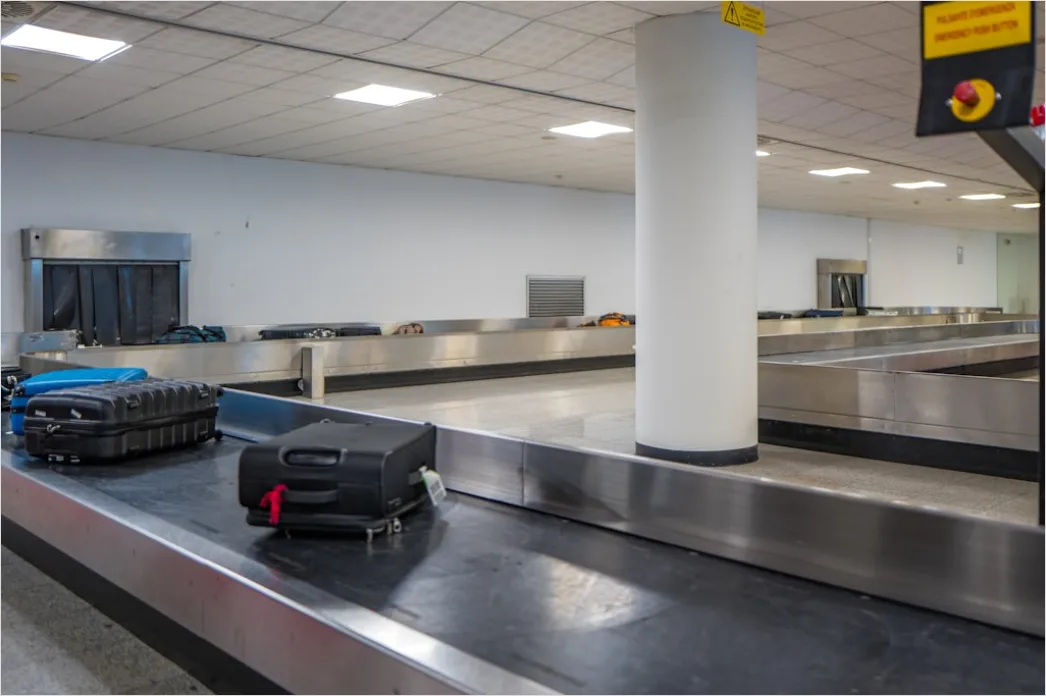 Detail Luggage Carousel Airport Baggage Claim Number 8