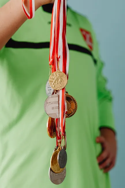 Detail Marathon Finisher Medal Close Up Number 13