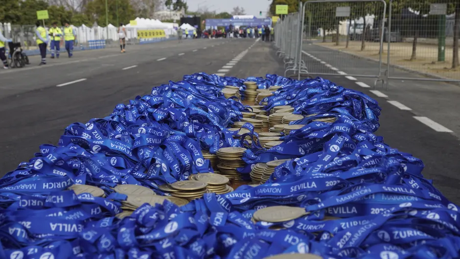 Detail Marathon Finisher Medal Close Up Number 7