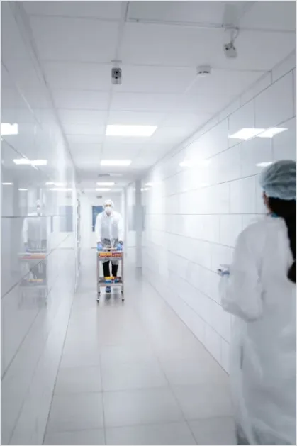 Detail Medical Team Walking Hospital Corridor Number 15