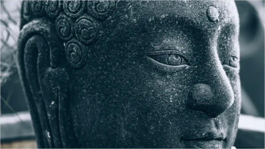 Detail Mindfulness Meditation Peaceful Face Close Up Number 13