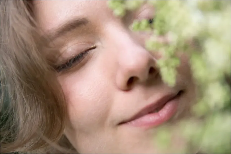 Detail Mindfulness Meditation Peaceful Face Close Up Number 9