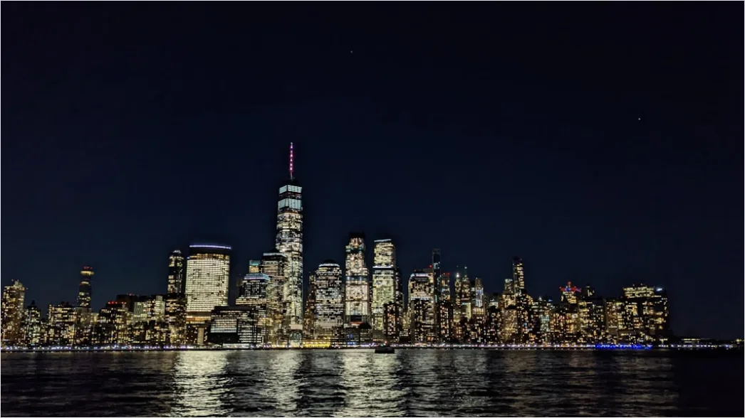 Detail New York City Skyline At Night Number 11