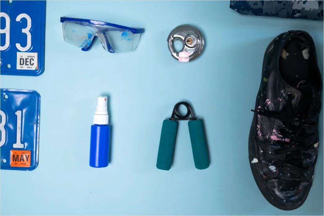 Detail Packing Suitcase Travel Essentials Flat Lay Number 9