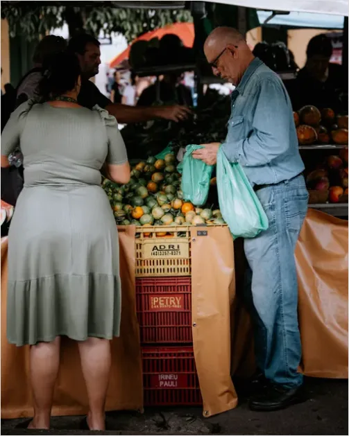 Detail People At Farmers Market Shopping Number 14