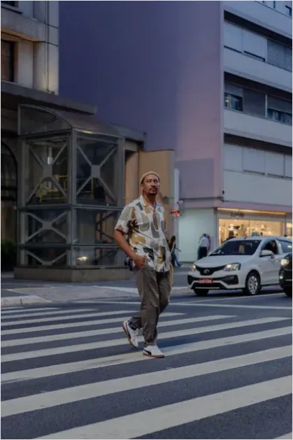 Detail Person Crossing Street Urban Lifestyle Number 8