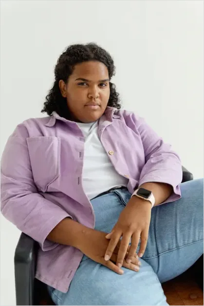 Detail Plus Size Woman Fashion Portrait Number 13