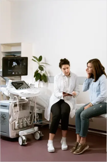 Detail Pregnant Woman Prenatal Checkup Doctor Number 7