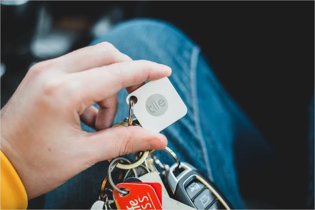 Detail Rental Car Keys Hand Close Up Number 11