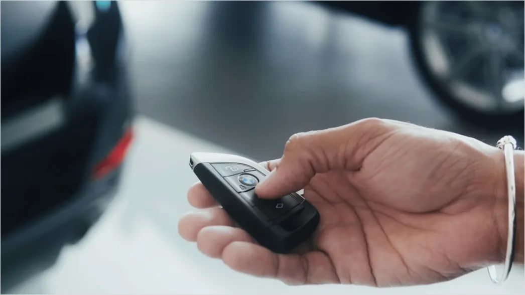 Detail Rental Car Keys Hand Close Up Number 6