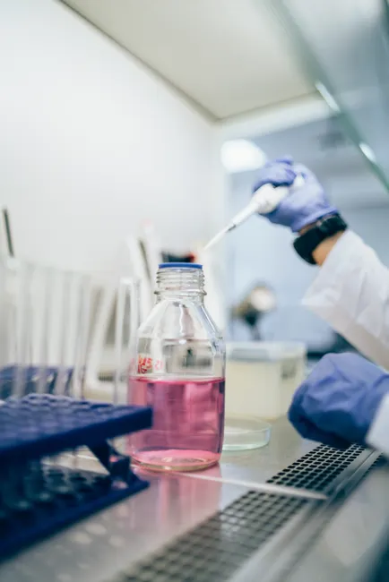 Detail Research Scientist Pipette Liquid Lab Gloves Number 11