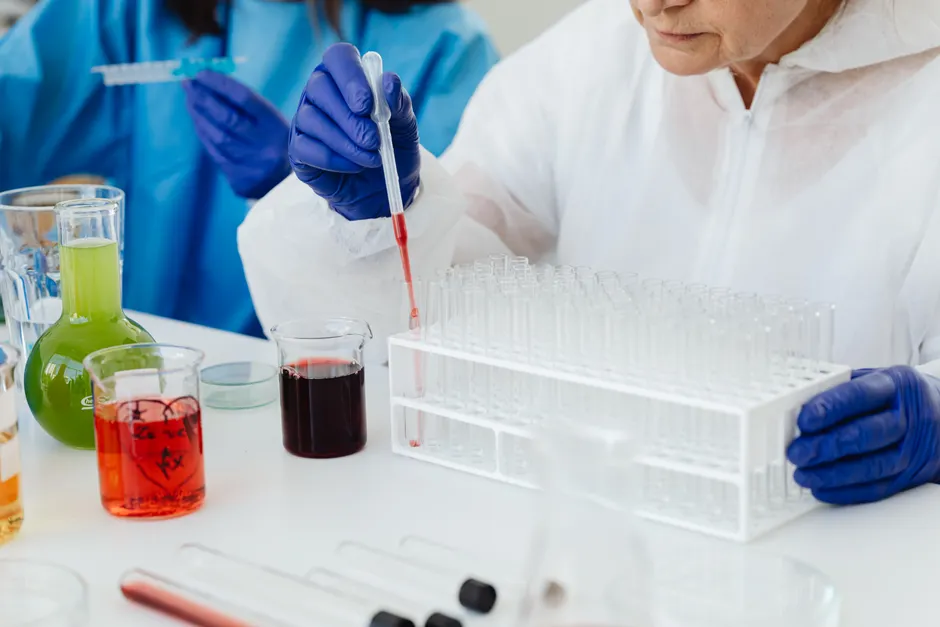 Detail Research Scientist Pipette Liquid Lab Gloves Number 12