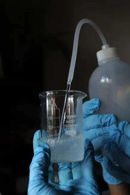 Detail Research Scientist Pipette Liquid Lab Gloves Number 16
