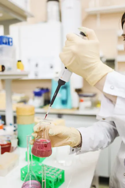 Detail Research Scientist Pipette Liquid Lab Gloves Number 4