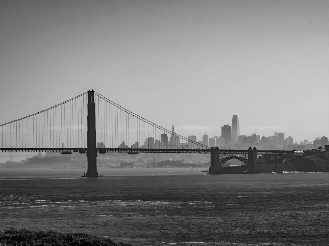 Detail San Francisco Golden Gate Bridge Fog Number 11
