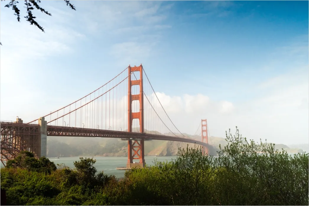 Detail San Francisco Golden Gate Bridge Fog Number 8
