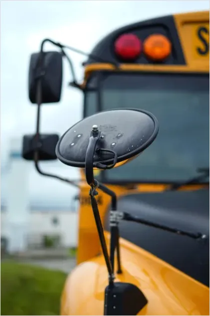 Detail School Bus Kids Boarding Morning Number 11