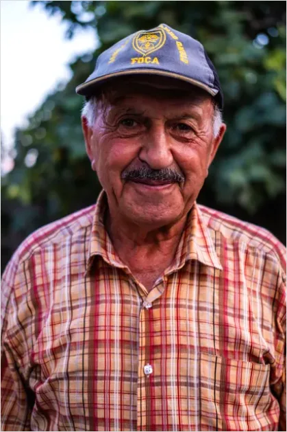 Detail Senior Man Portrait Smiling Outdoors Number 13