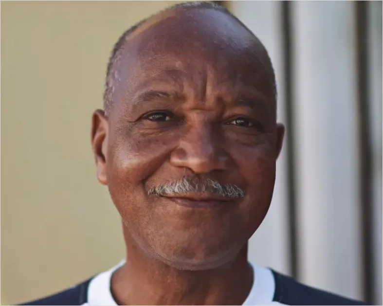 Detail Senior Man Portrait Smiling Outdoors Number 7