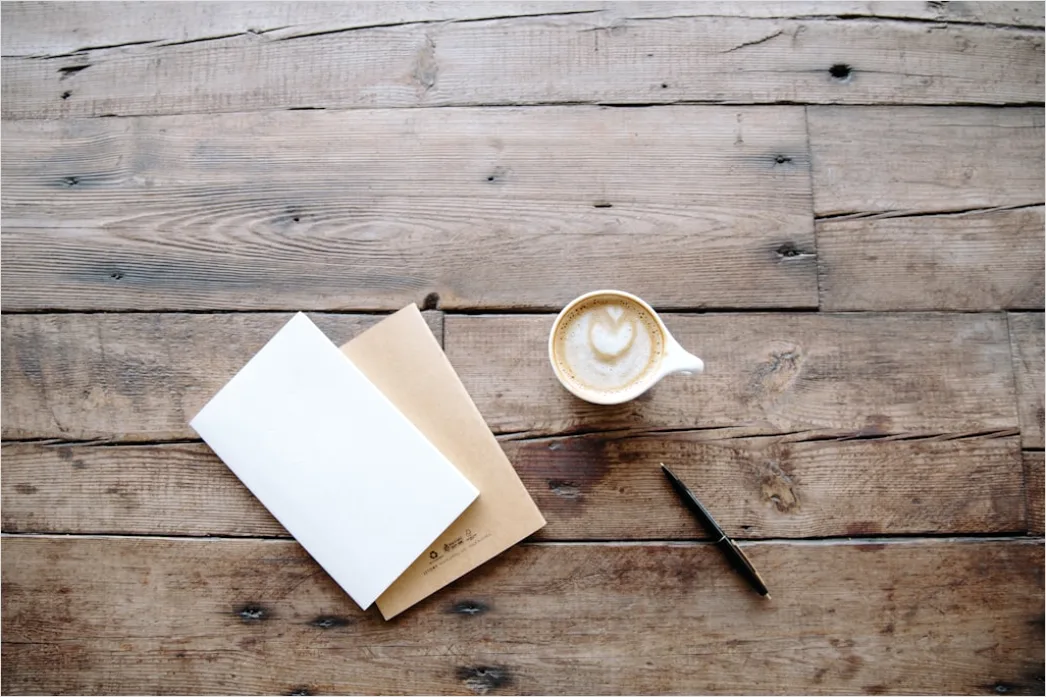 Detail Travel Journal Notebook Coffee Flat Lay Number 12
