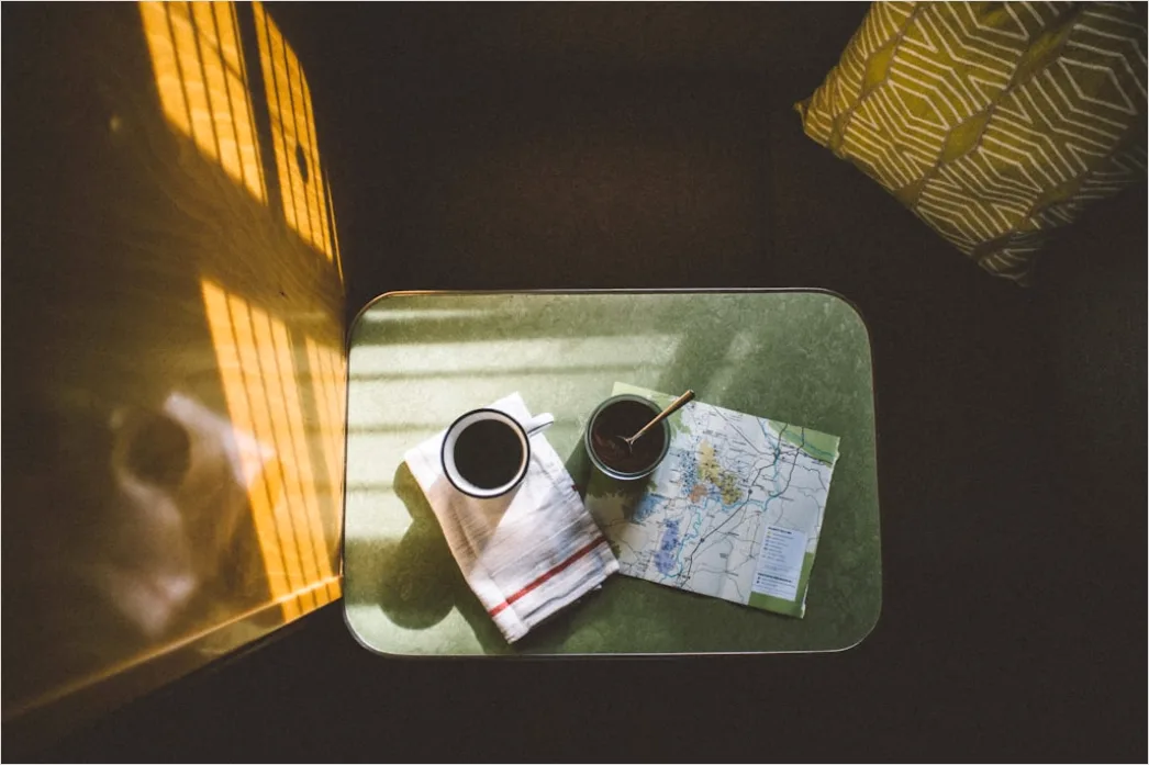 Detail Travel Journal Notebook Coffee Flat Lay Number 16