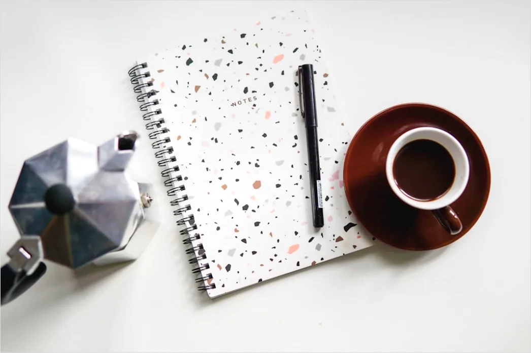 Detail Travel Journal Notebook Coffee Flat Lay Number 6