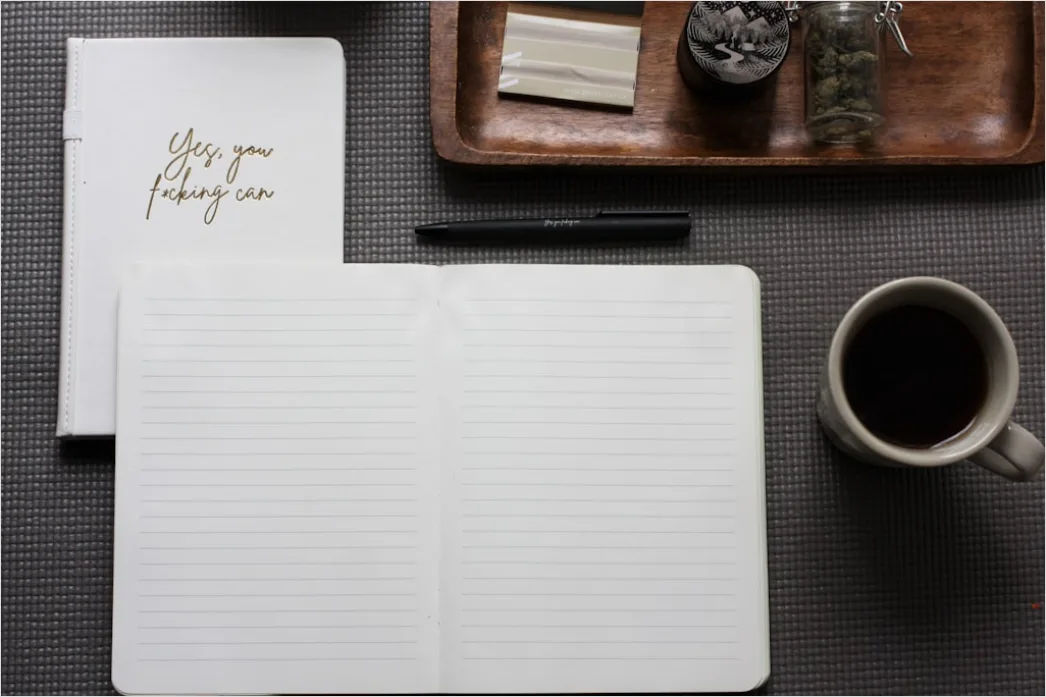 Detail Travel Journal Notebook Coffee Flat Lay Number 8