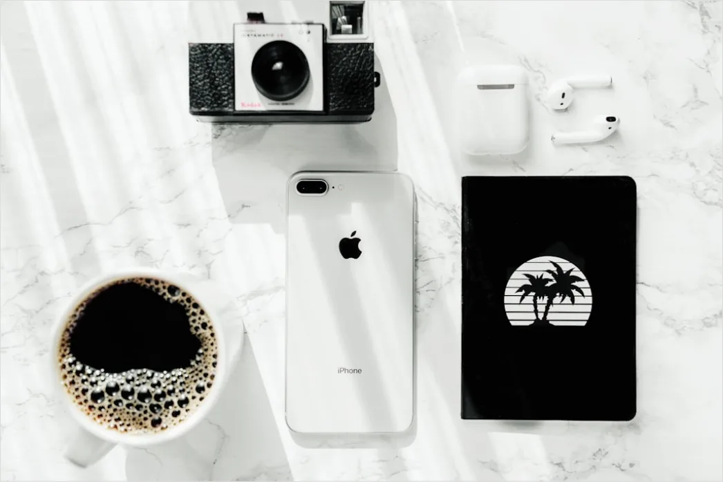 Detail Travel Journal Notebook Coffee Flat Lay Number 9