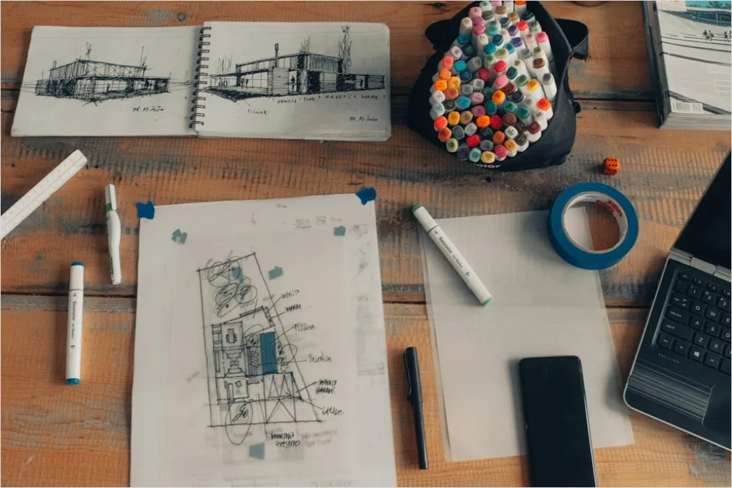 Detail Travel Planning Map Flat Lay Number 7
