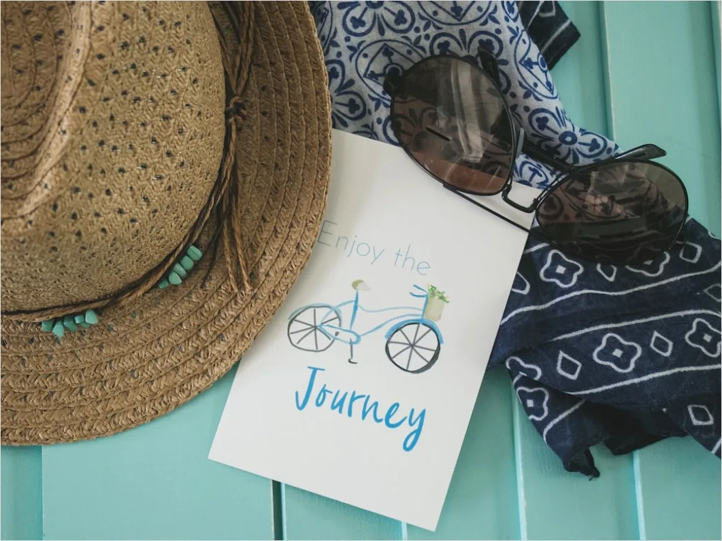 Detail Travel Planning Map Flat Lay Number 8