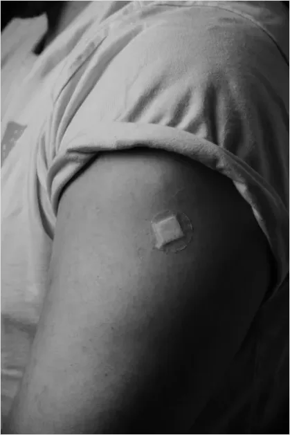 Detail Vaccination Shot Arm Close Up Number 12