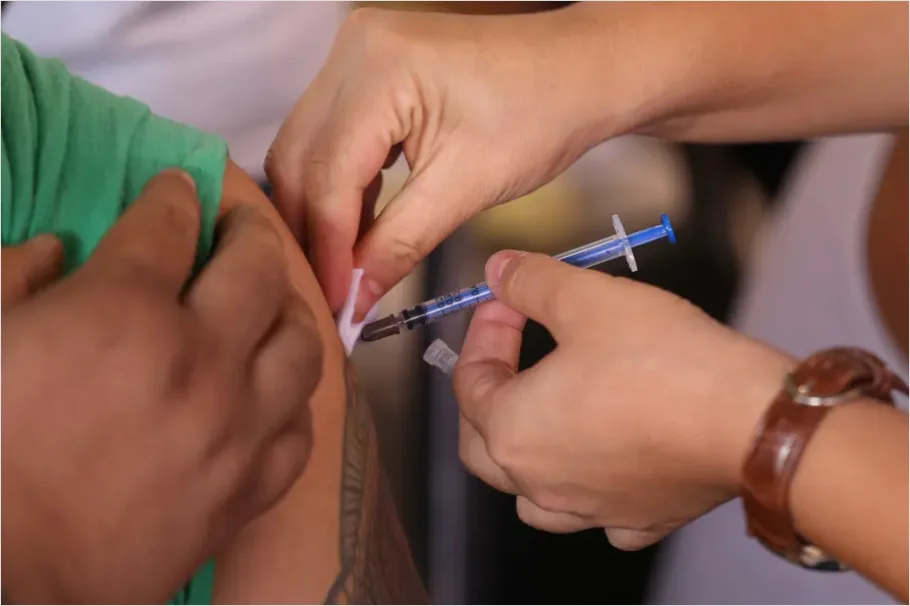 Detail Vaccination Shot Arm Close Up Number 14