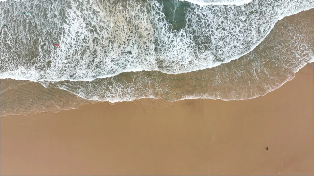 Detail Aerial Coastline Waves Number 19
