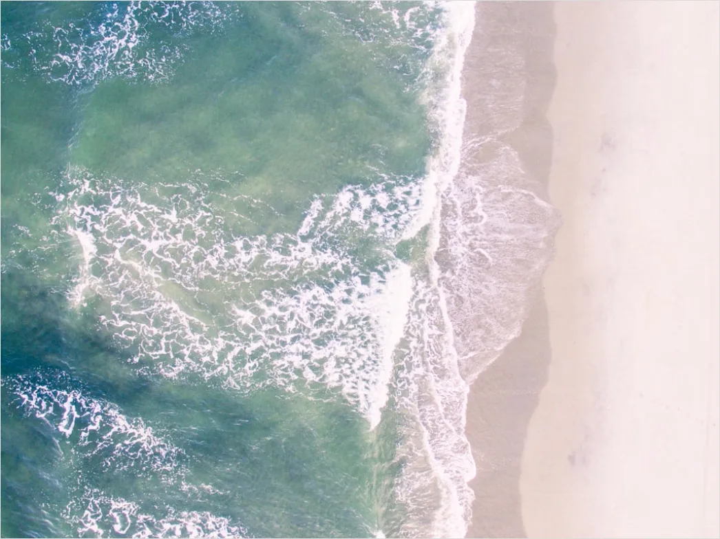 Detail Aerial Coastline Waves Number 8